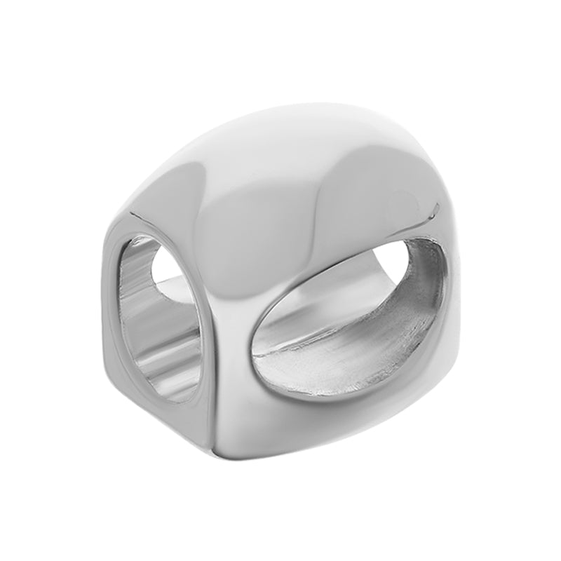 Sterling Silver Stepping Stones Plain Charm - Silver