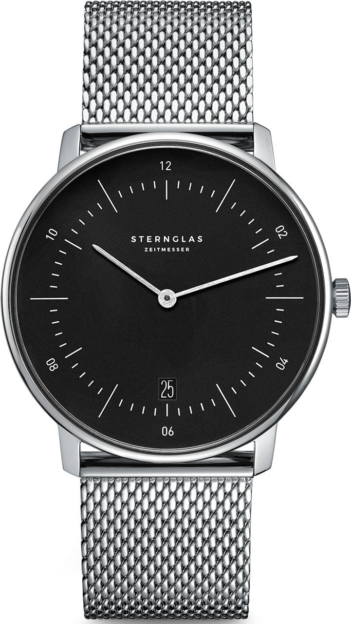 Sternglas Watch Naos Quartz Bracelet - Black