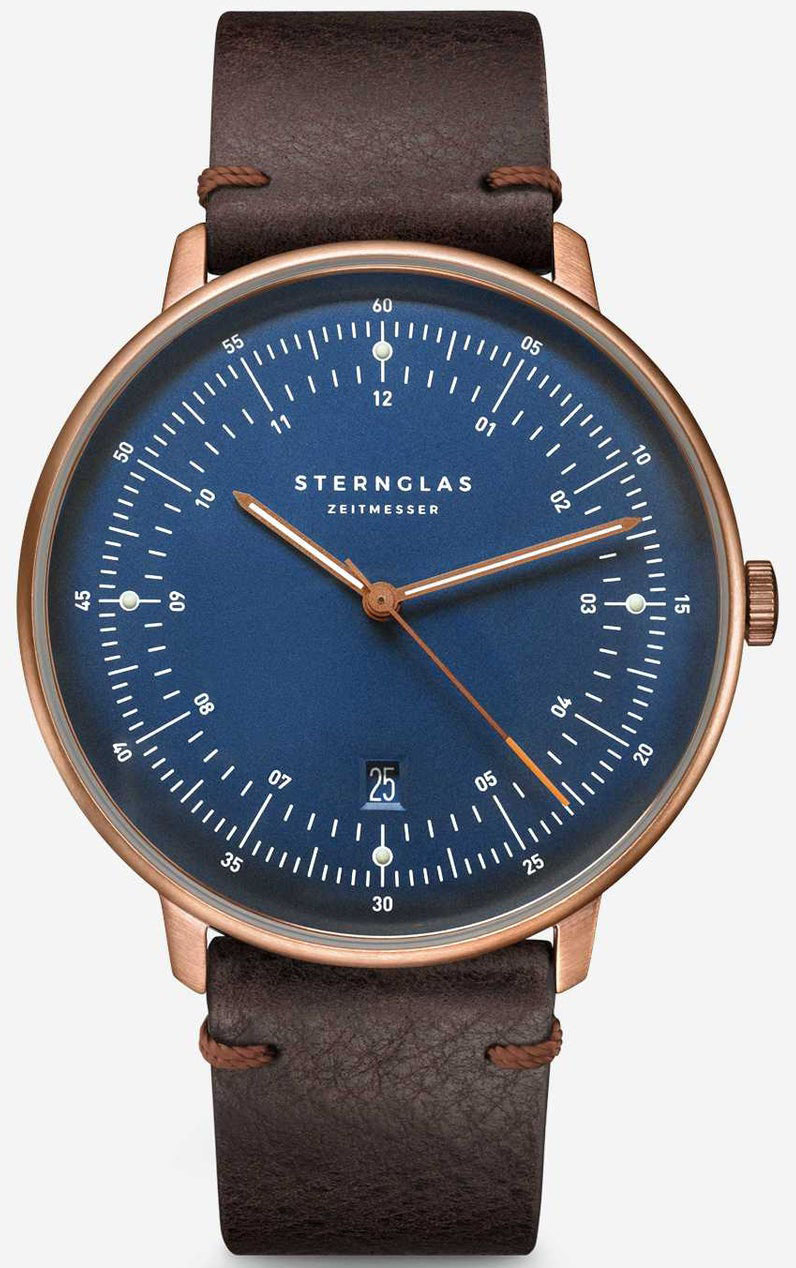 Sternglas Watch Hamburg Blue Bronze