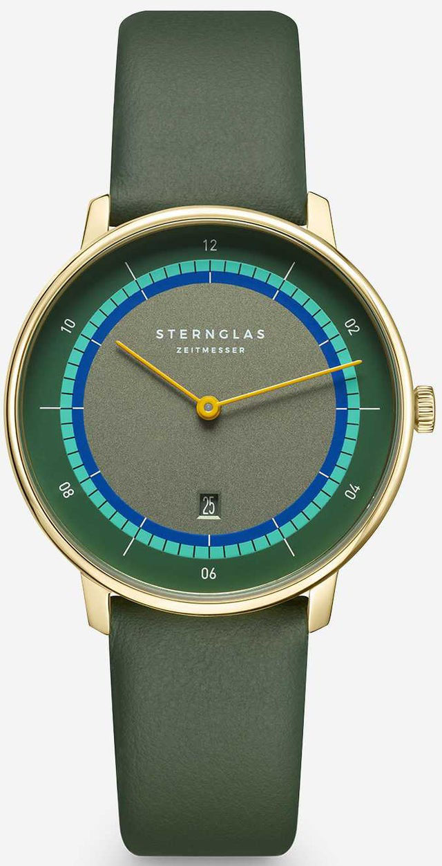 Sternglas Watch Naos XS Edition Argo Dark Green 