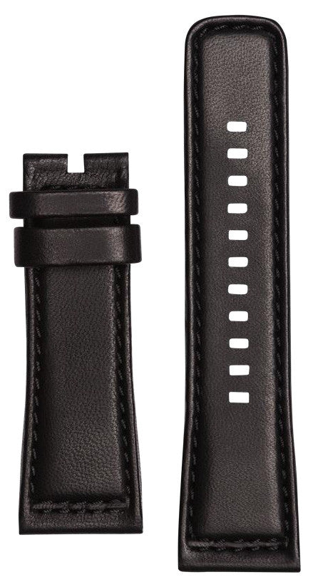 SevenFriday Strap Calf Leather Black P1/01 Regular - Black