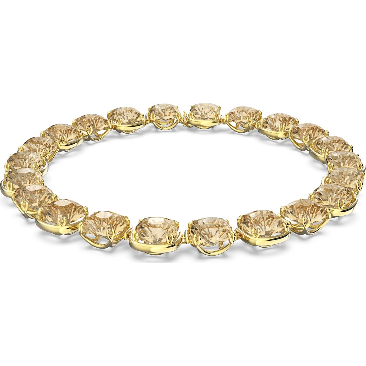 Swarovski Harmonia Yellow Gold Tone Plated Gold Tone Crystal Choker - Gold
