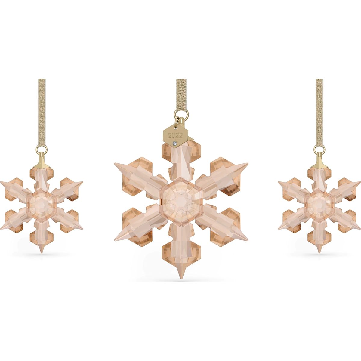 Swarovski Festive Annual Edition 2022 Ornament Set D - Silver