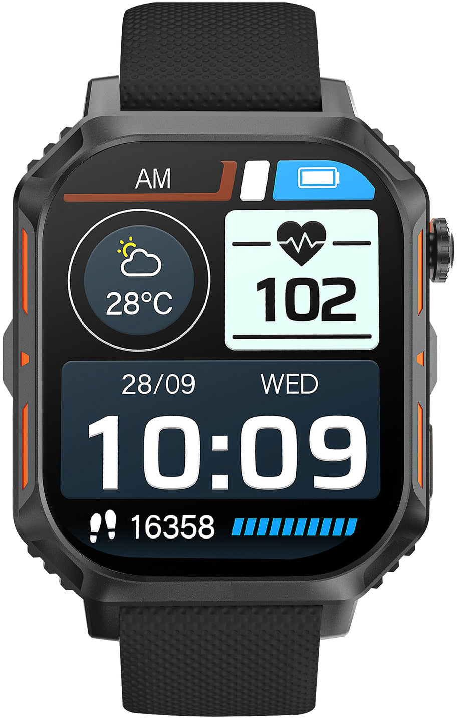 Storm Watch S-MAX Black Silicone