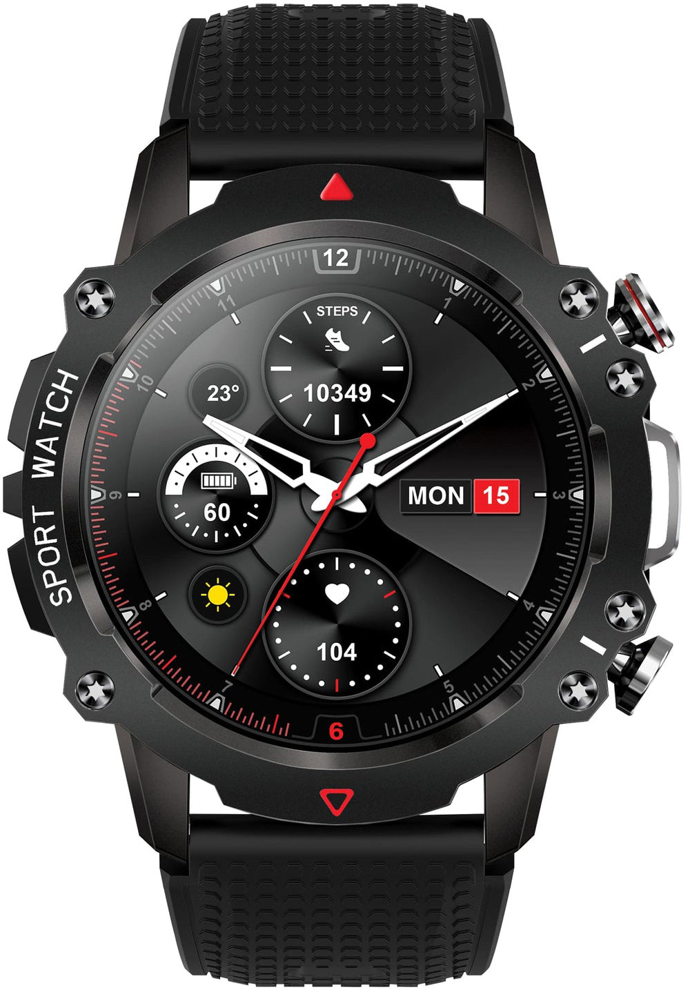 Storm Watch S-HERO Smart Watch Black