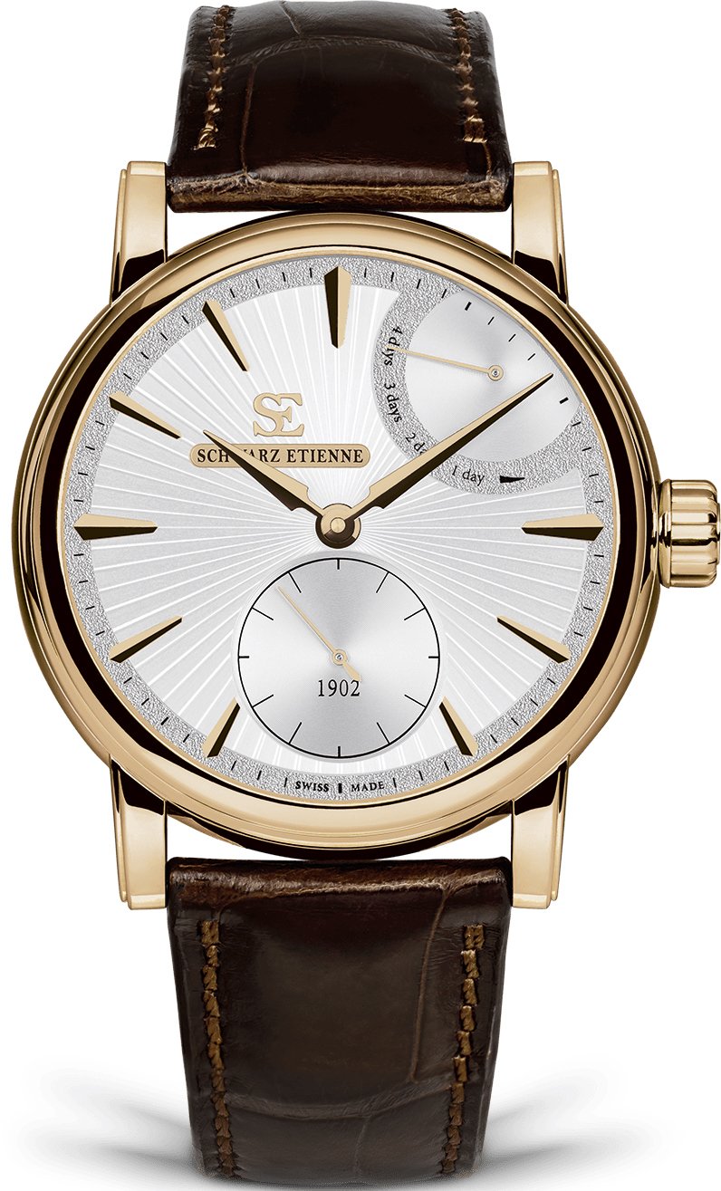 Schwarz Etienne Watch Roma Power Reserve - Silver