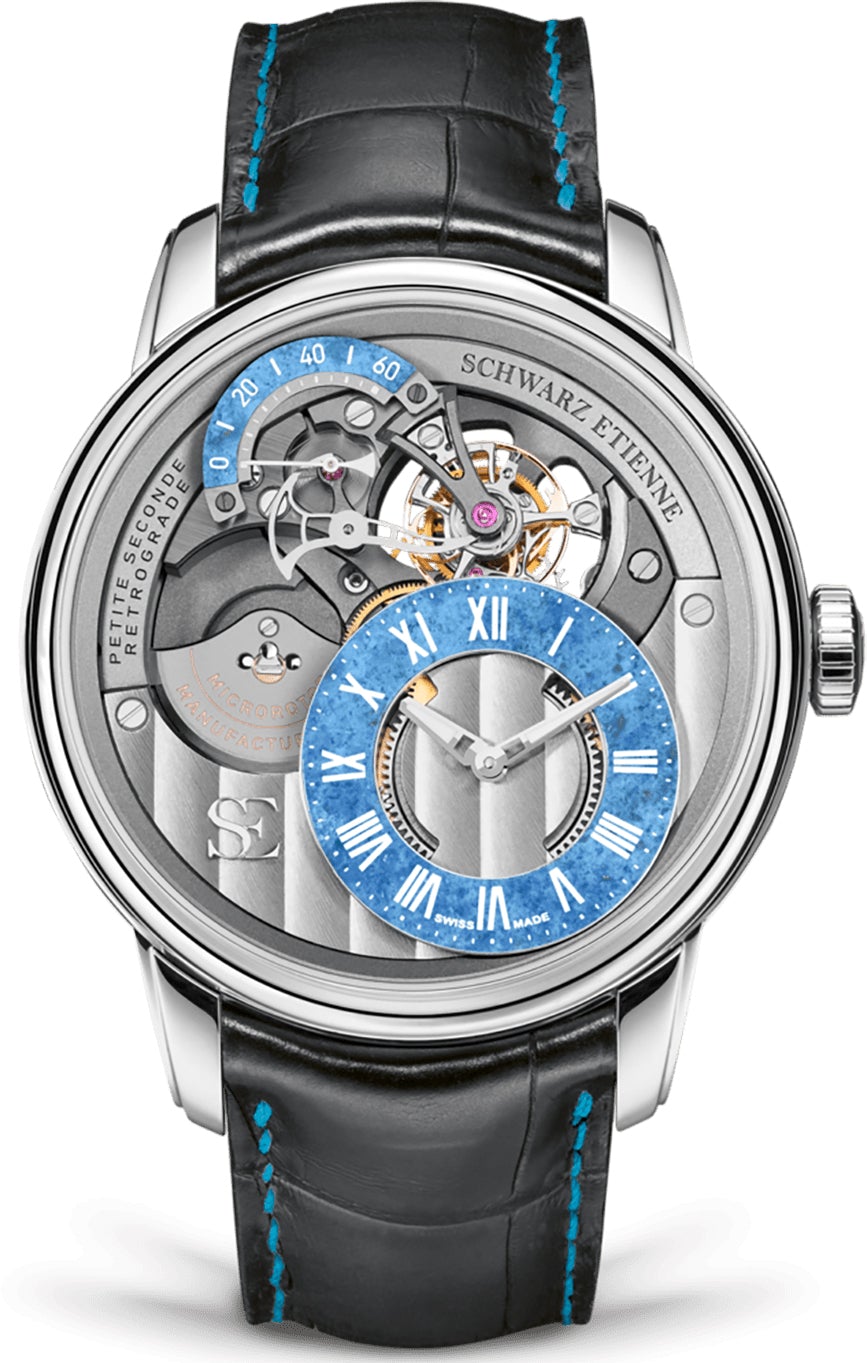Schwarz Etienne Watch La Chaux De Fonds Tourbillon Retrograde Small Second - Grey