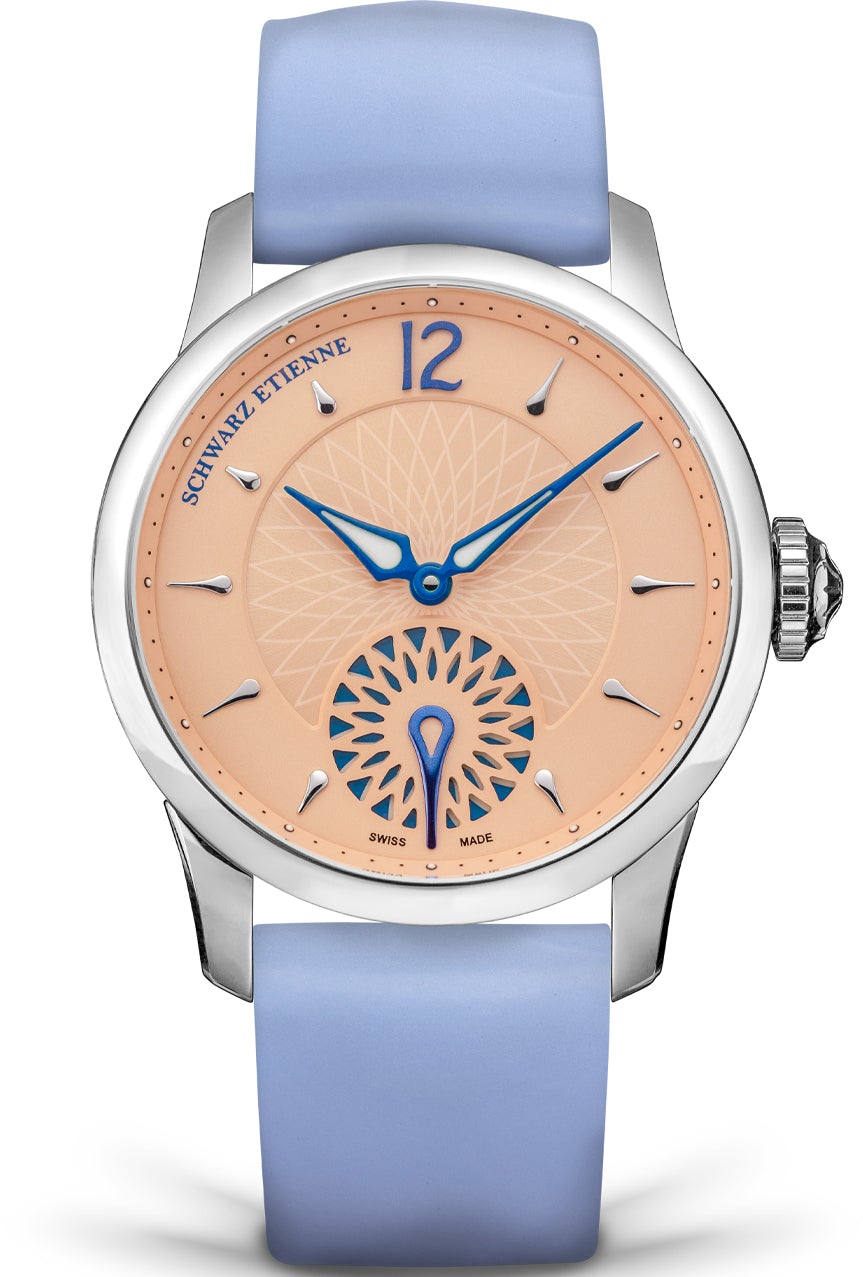 Schwarz Etienne Watch Fiji Floral Seconds - Orange