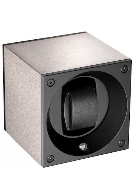 Swiss Kubik Watch Winder Single Silver - Silver