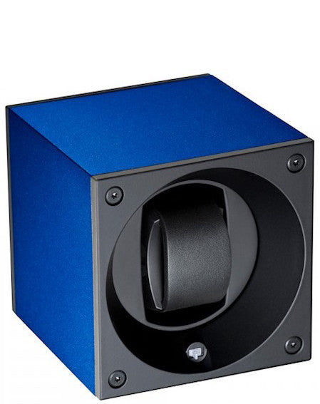 Swiss Kubik Watch Winder Single Navy Blue - Navy Blue