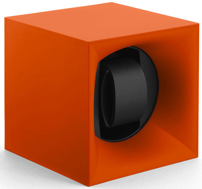 Swiss Kubik Watch Winder Single Startbox Orange - Orange