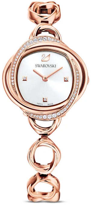 Swarovski Watch Crystal Flower Bracelet - Silver