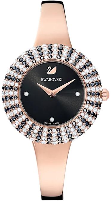 Swarovski Watch Crystal Rose Bracelet - Black