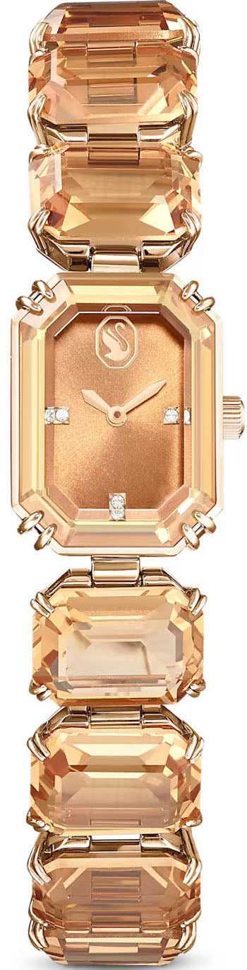 Swarovski Watch Octagon - Brown