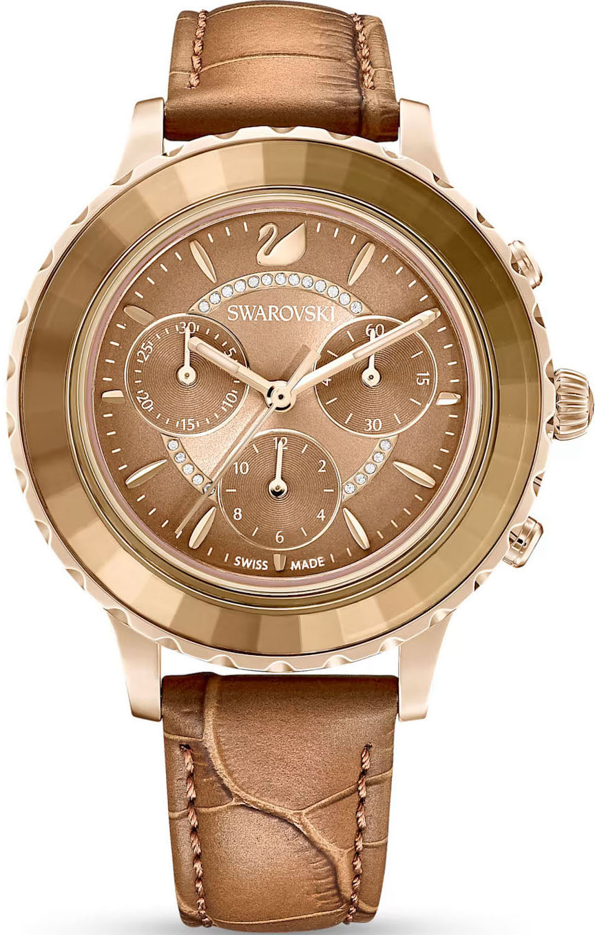 Swarovski Watch Octea Lux Chrono - Brown