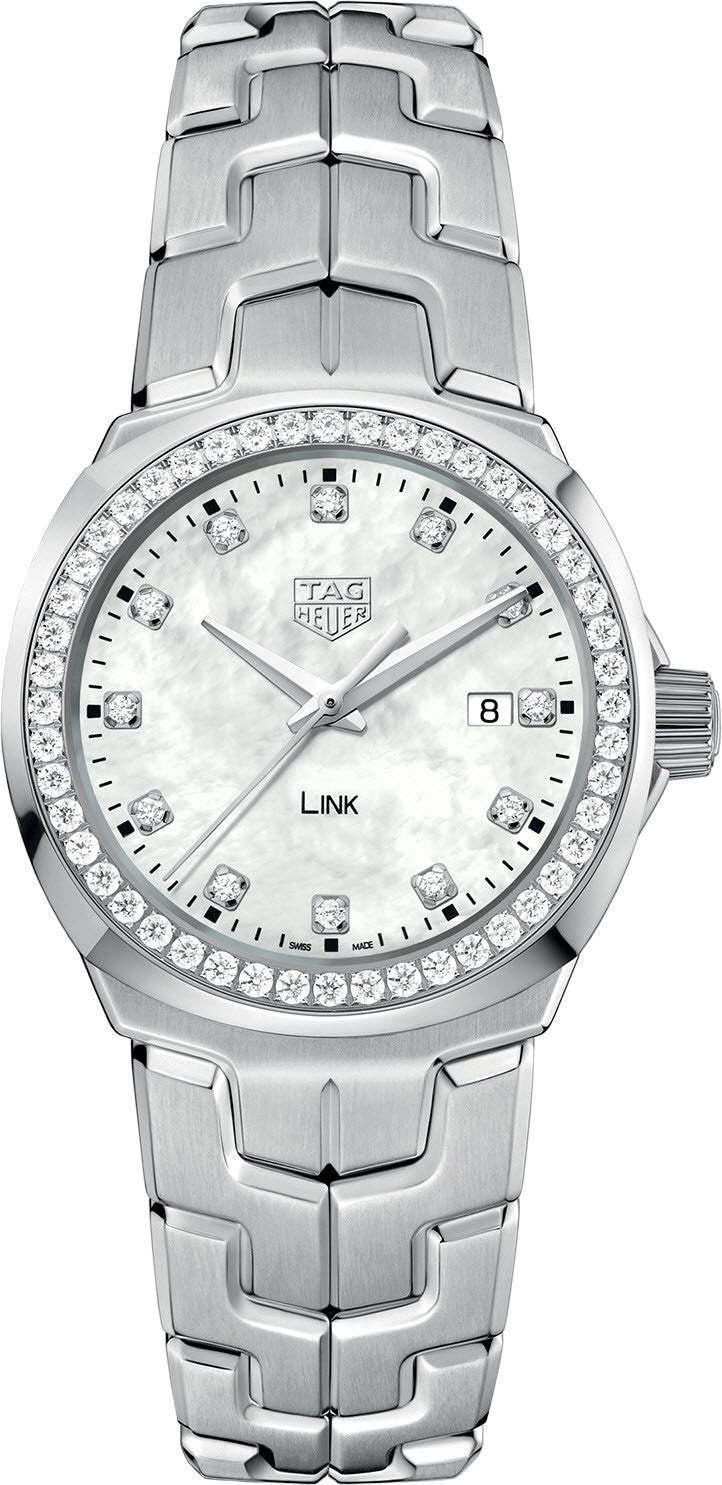 TAG Heuer Watch Link Mother of Pearl - White