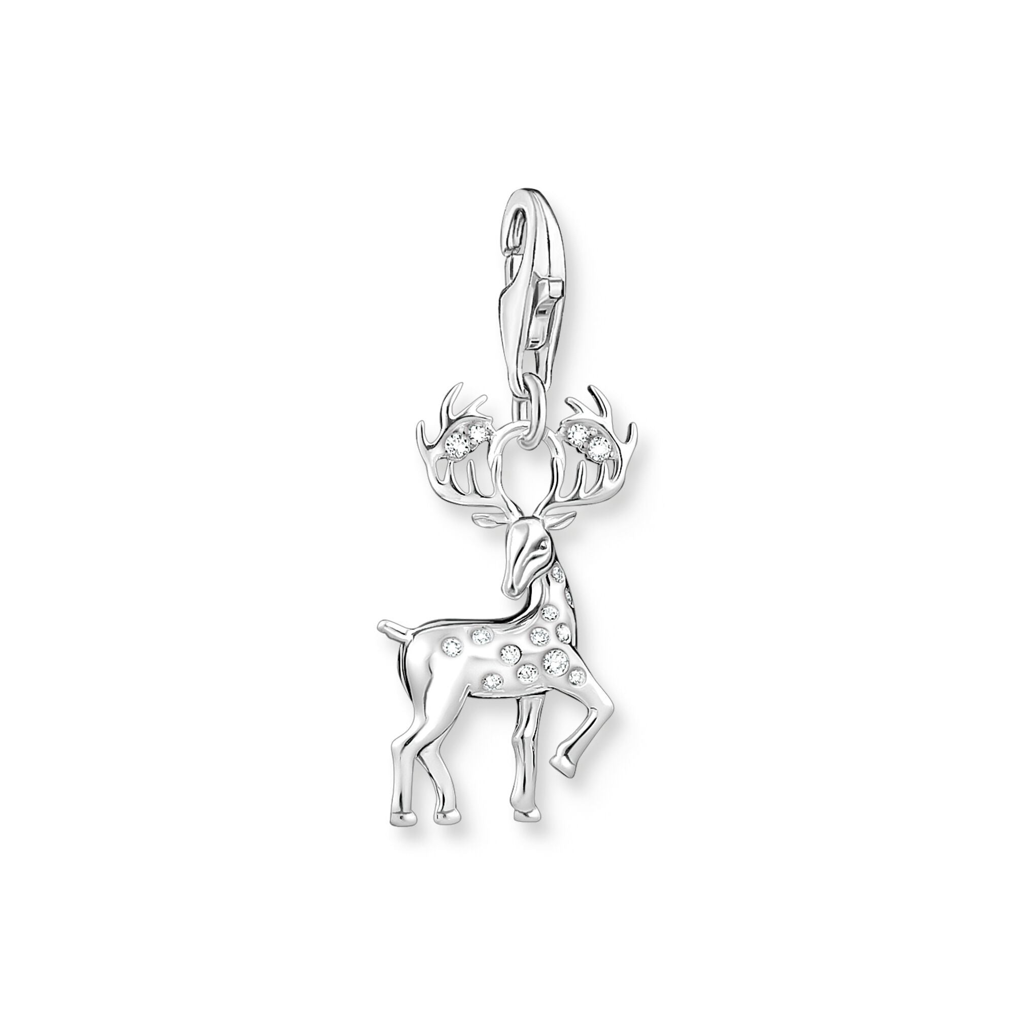 Thomas Sabo Charm Club Sterling Silver Deer Charm - Silver