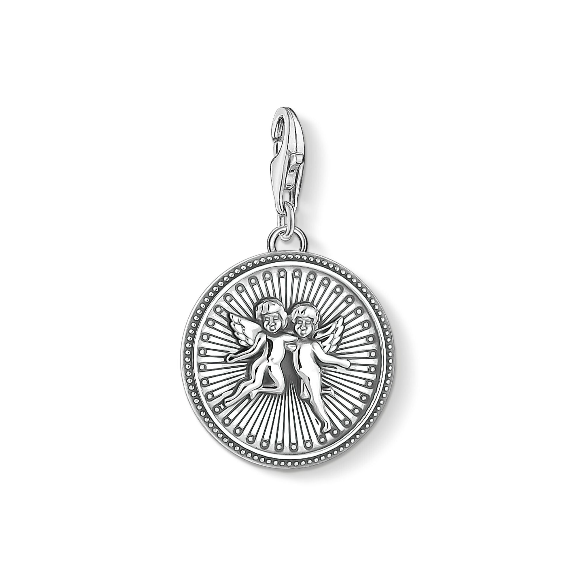 Thomas Sabo Charm Club Sterling Silver Angel Collectable Charm - Silver
