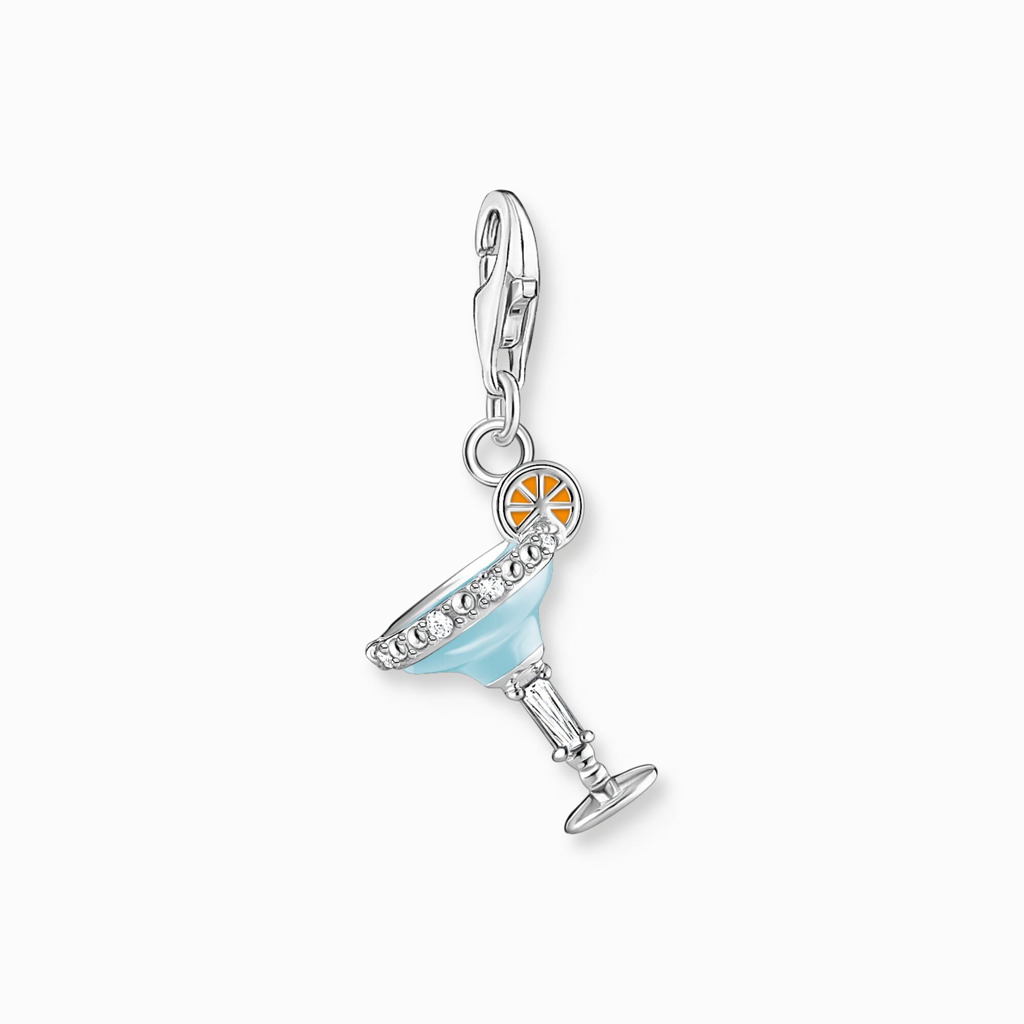 Thomas Sabo Charm Club Sterling Silver Blue Cocktail Charm