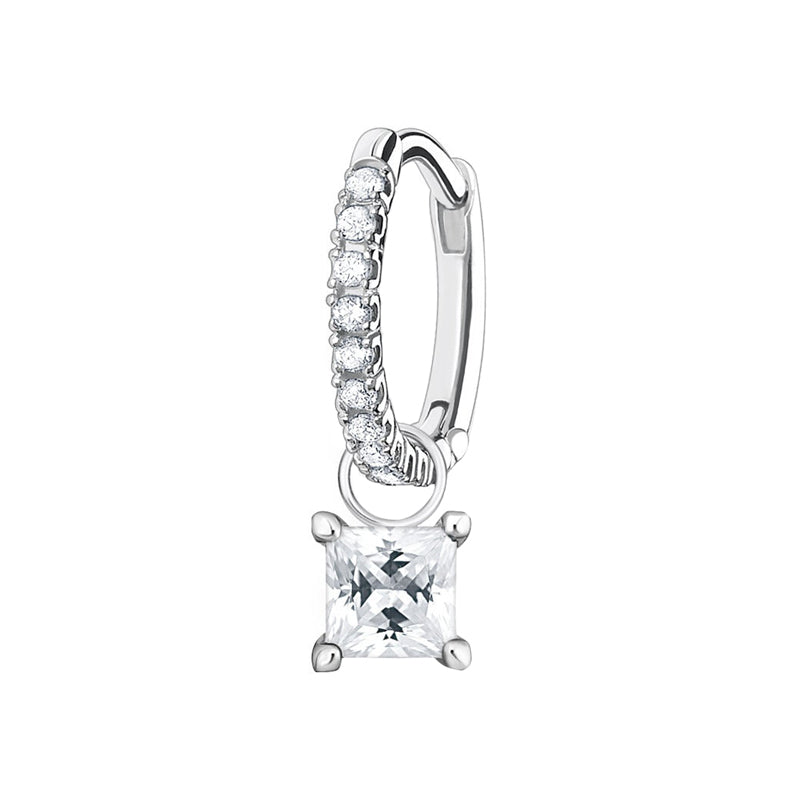 Thomas Sabo Charm Club Sterling Silver Hoop Earring - Silver