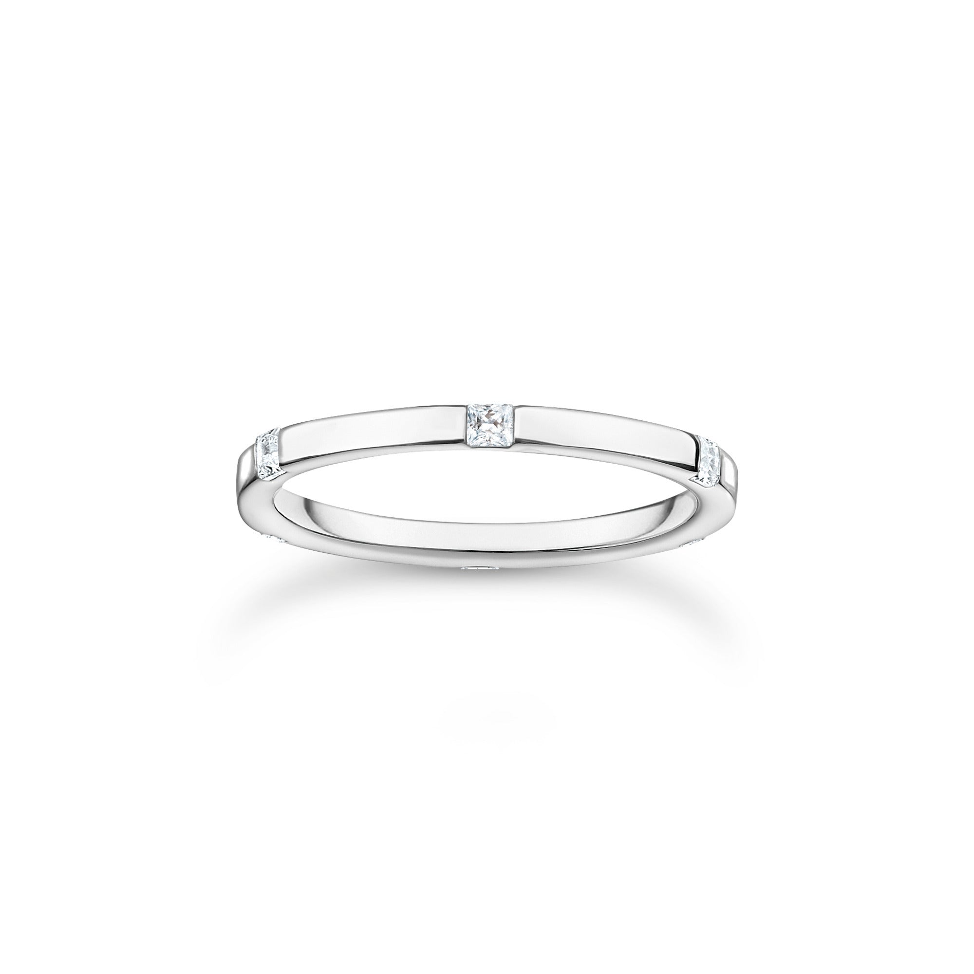 Thomas Sabo Charm Club Sterling Silver Ring - 58