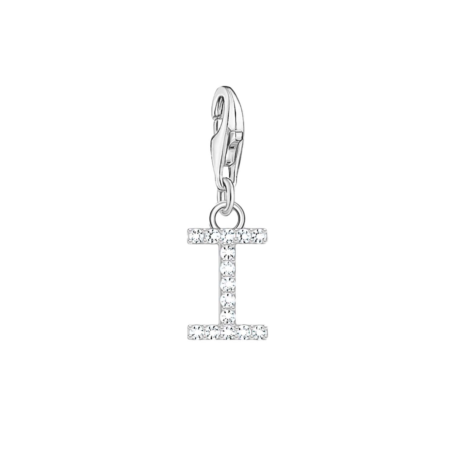 Thomas Sabo Charmista Sterling Silver Letter I Charm Pendant