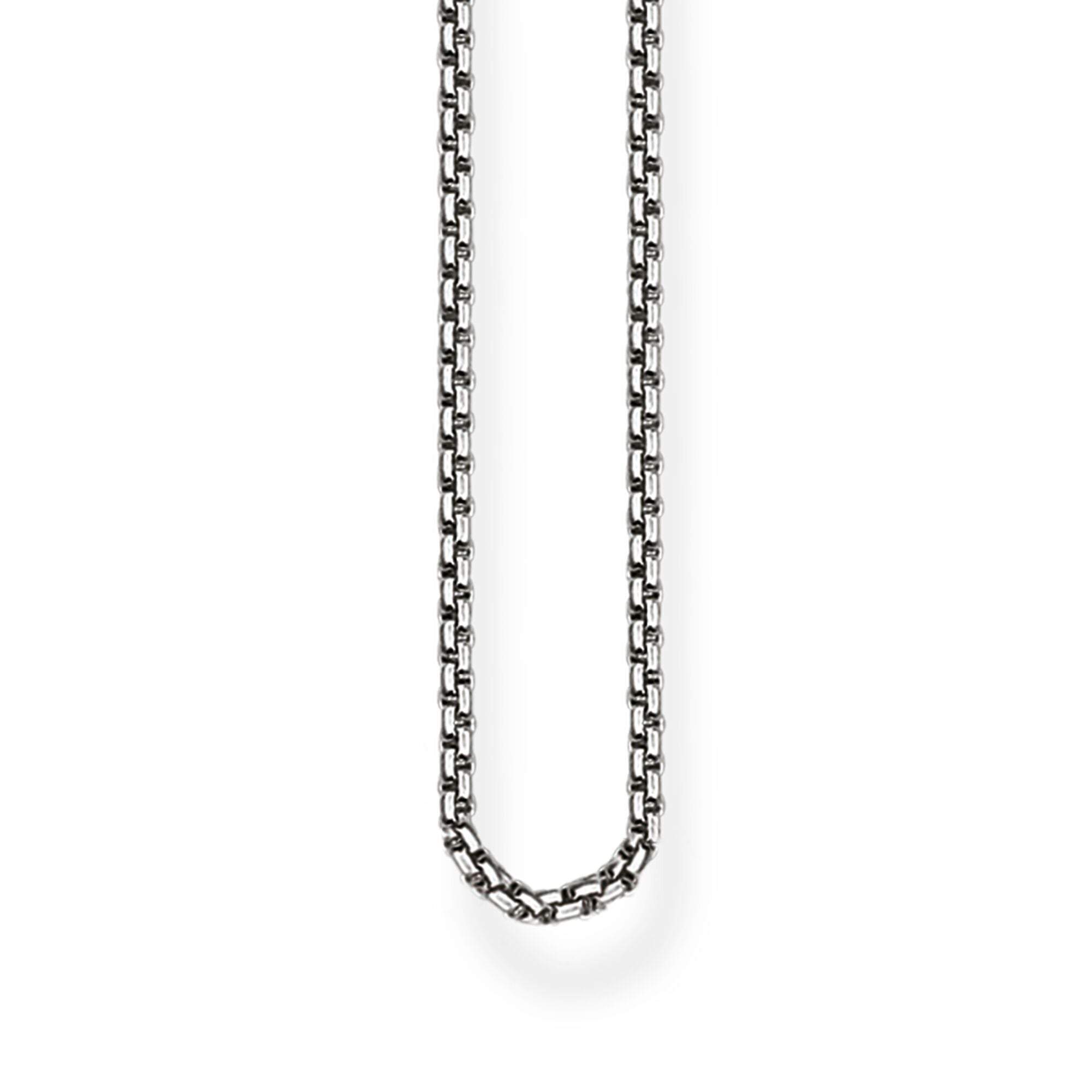 Thomas Sabo Glam And Soul Sterling Silver Blackened Venezia Chain 50cm - Silver