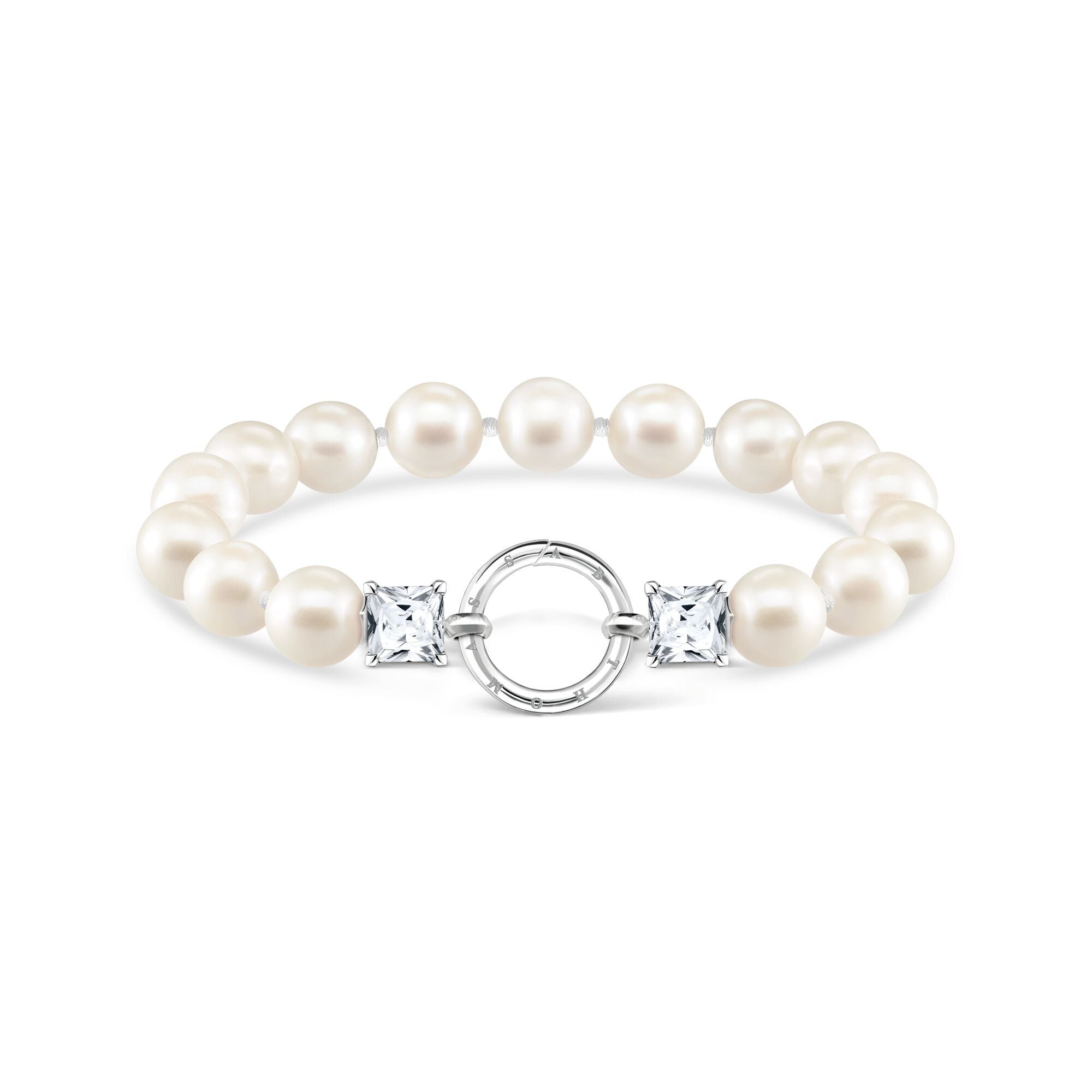 Thomas Sabo Sterling Silver Pearl Bracelet - Silver