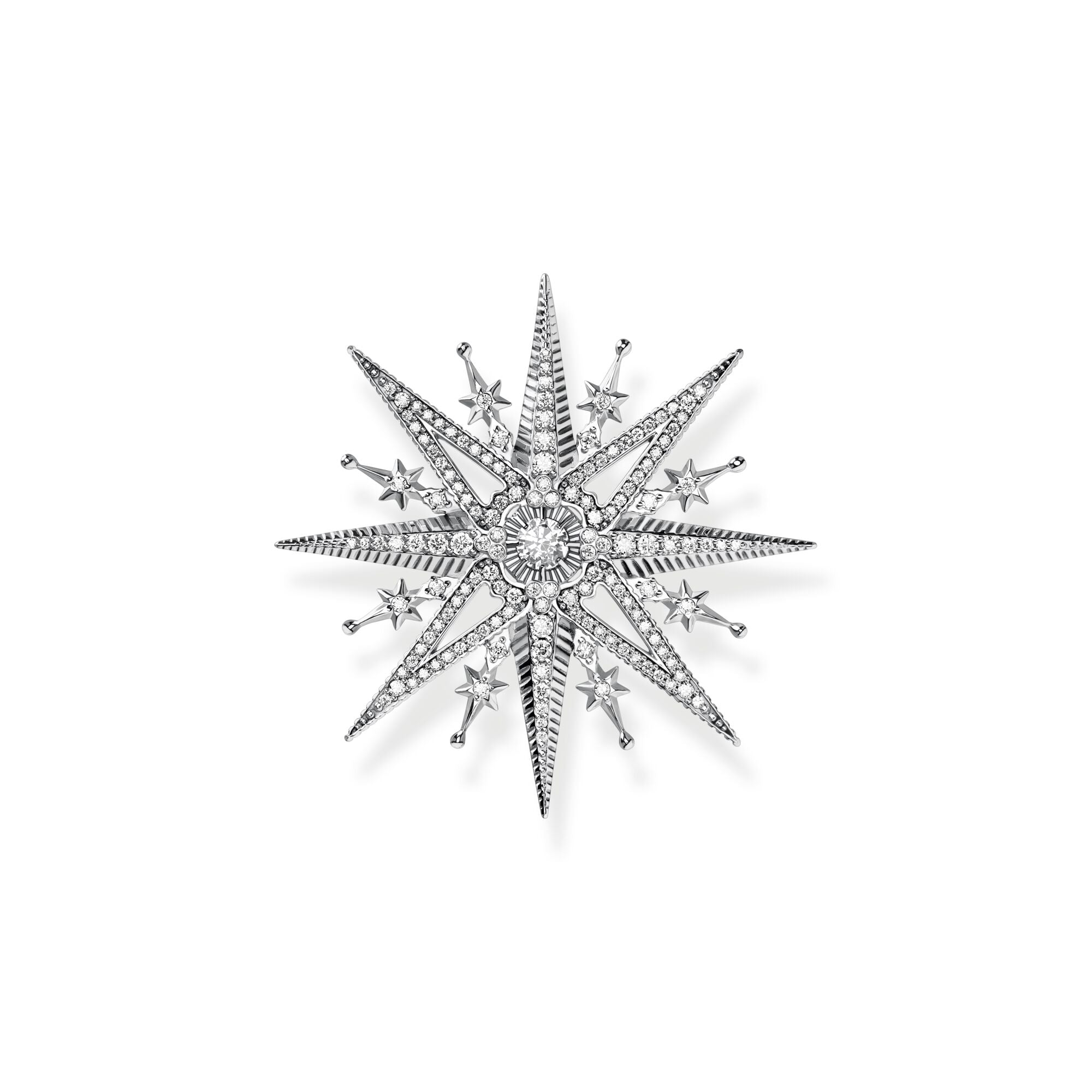 Thomas Sabo Sterling Silver Star Brooch - Silver