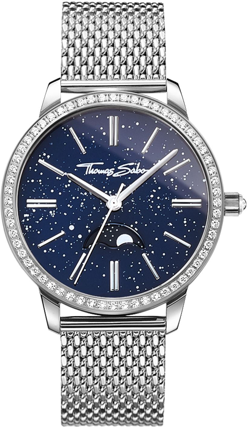 Thomas Sabo Watch Glam Spirit Moonphase Ladies - Blue