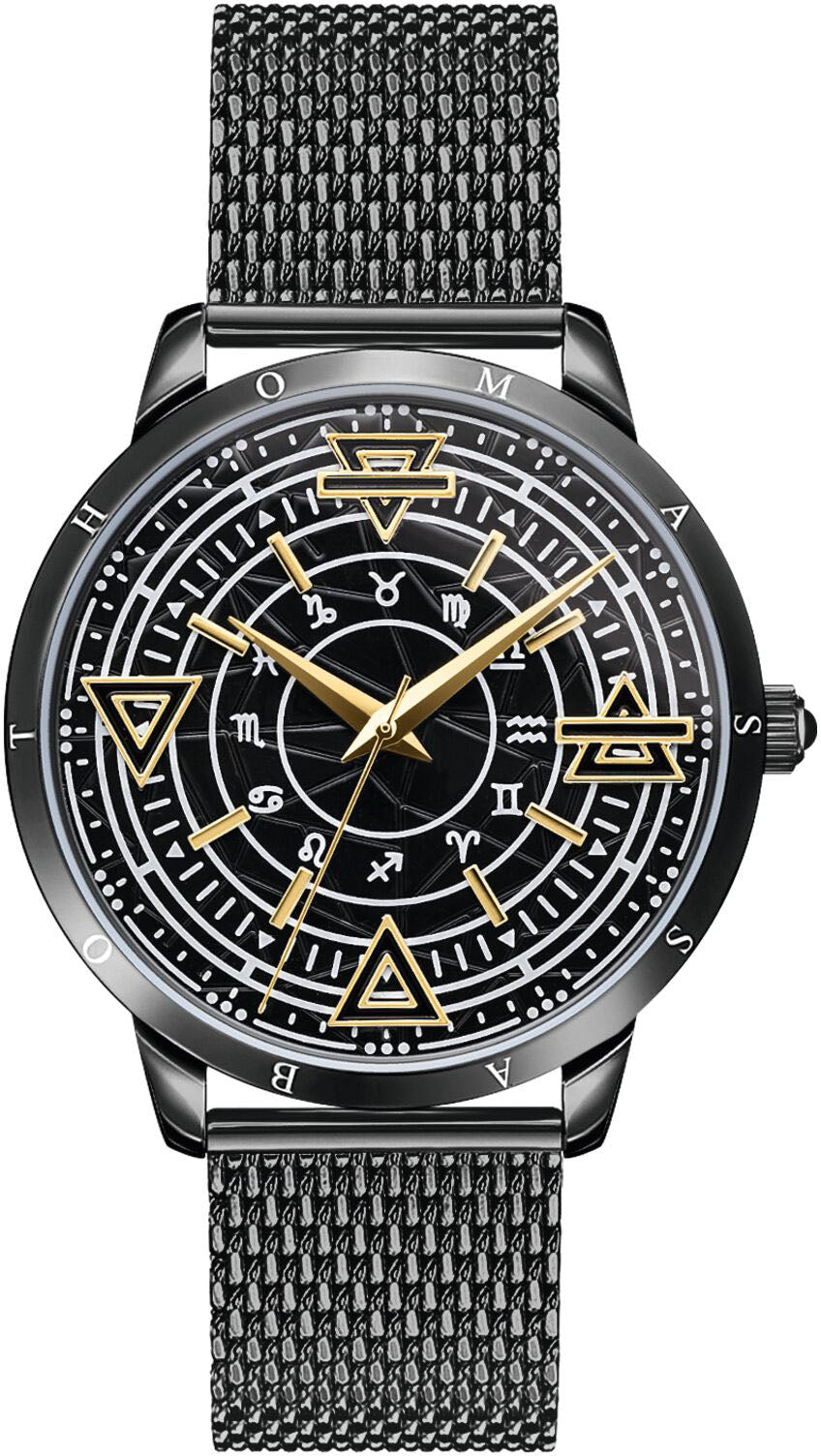 Thomas Sabo Watch Elements Of Nature Mens - Black