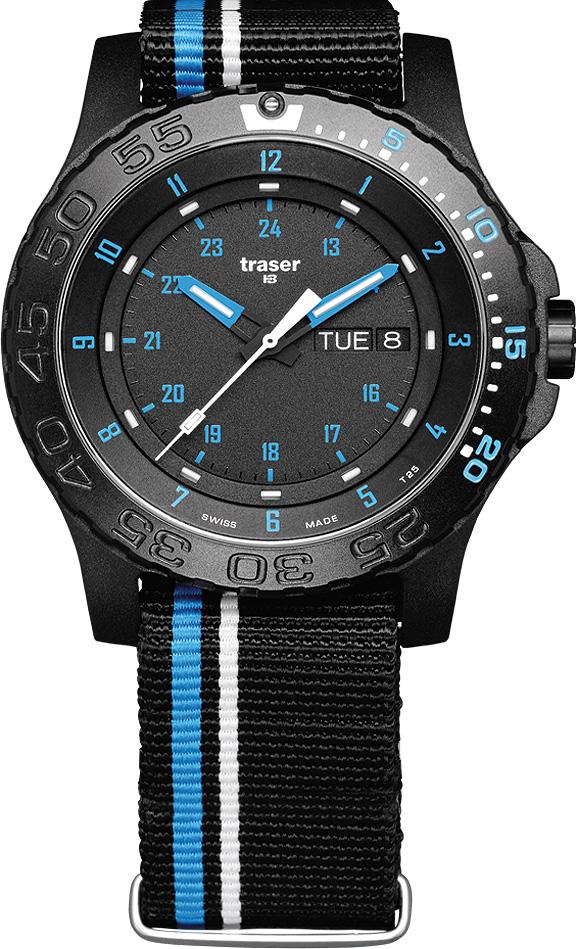Traser H3 Watch Tactical Adventure P66 Blue Infinity - Black