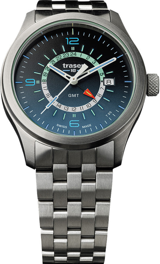 Traser H3 Watch Active Lifestyle P59 Aurora GMT Blue - Blue