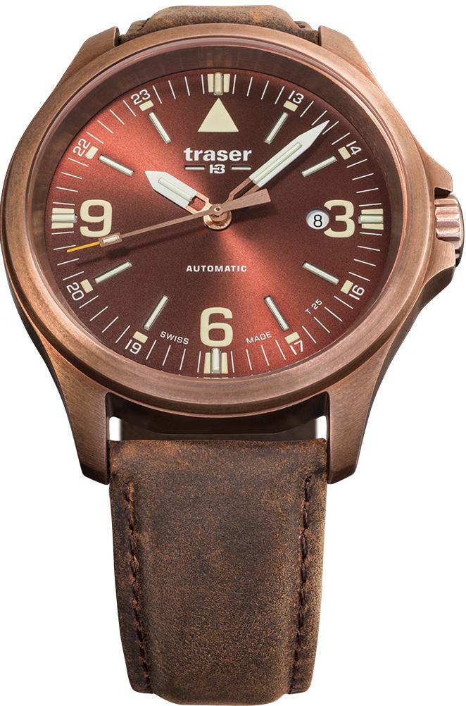 Traser H3 Watch Active Lifestyle P67 Officer Pro Automatic Bronze Brown - Brown