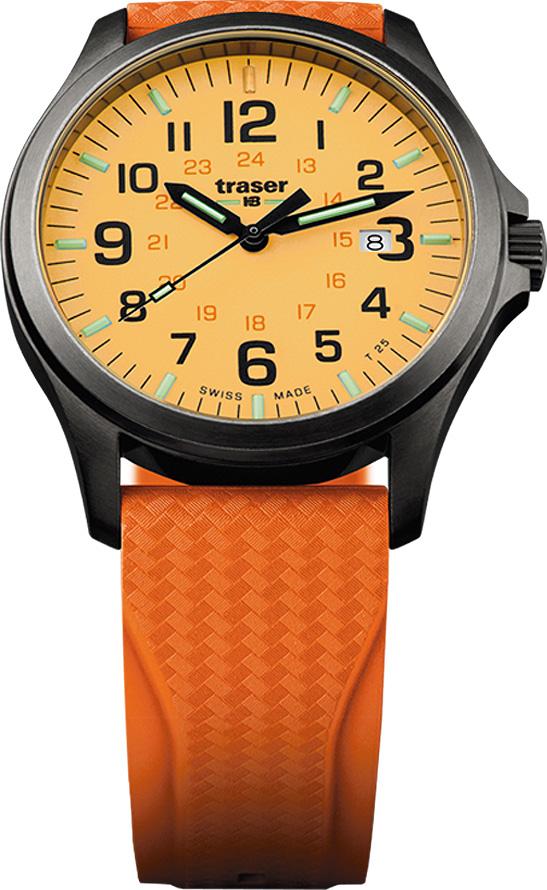 Traser H3 Watch Active Lifestyle P67 Officer Pro GunMetal Orange - Orange