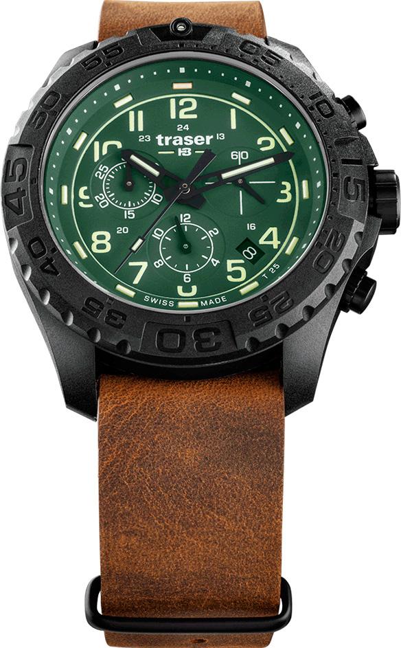 Traser H3 Watch P96 OdP Evolution Chrono Green - Green
