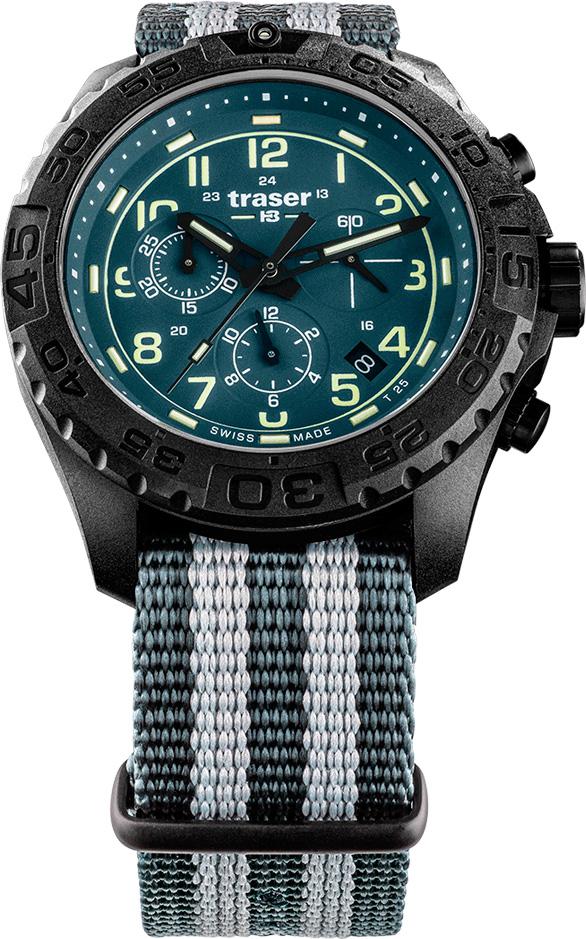 Traser H3 Watch P96 OdP Evolution Chrono Petrol - Blue