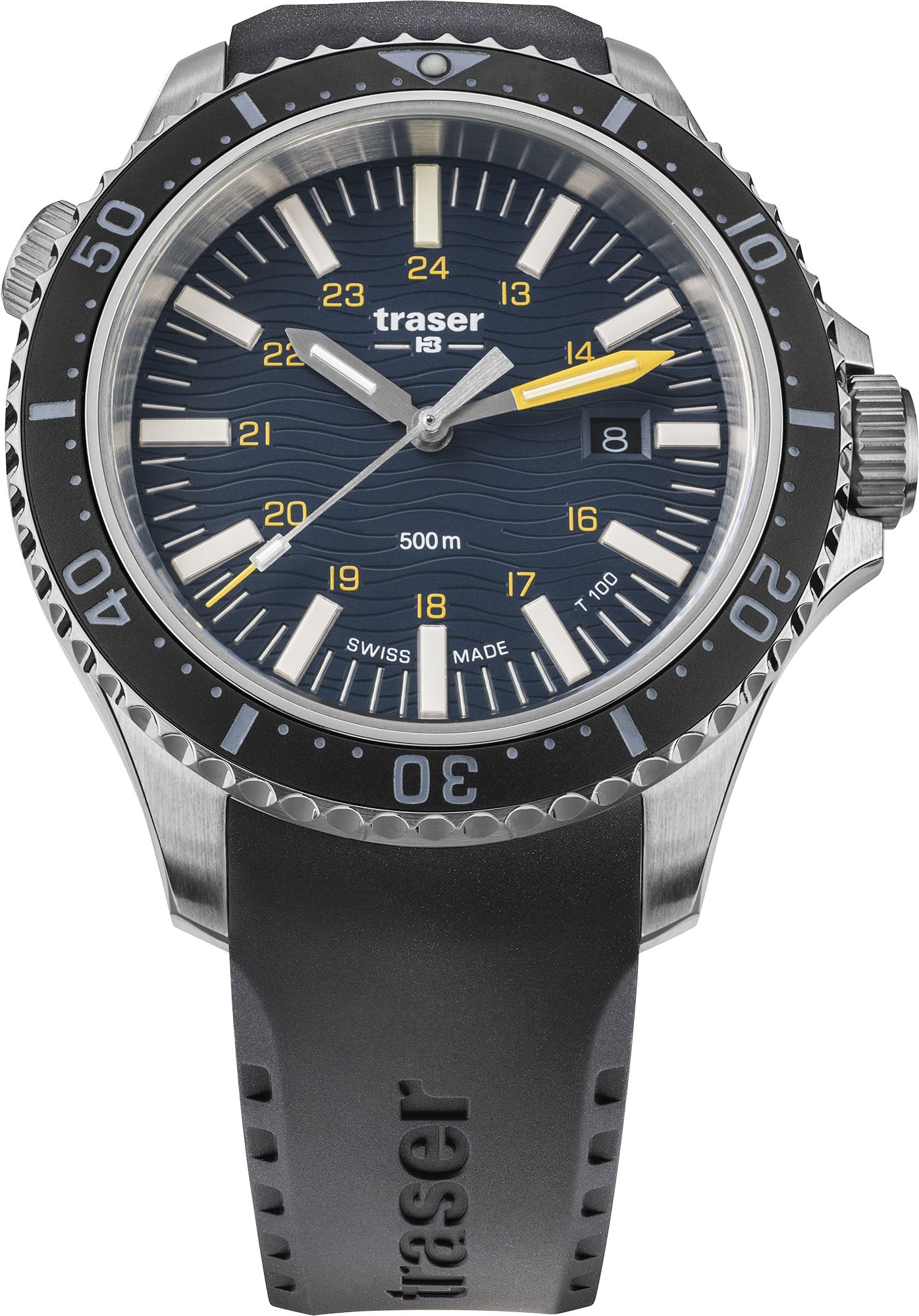 Traser H3 Watch P67 Diver T100 Blue Rubber
