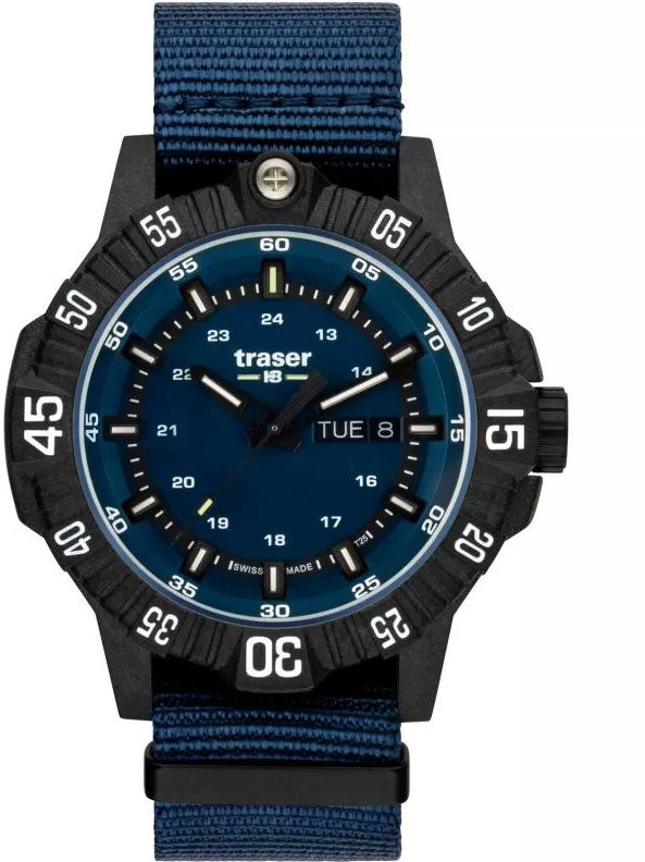 Traser H3 Watch Tactical P99 Q Blue Nato - Blue