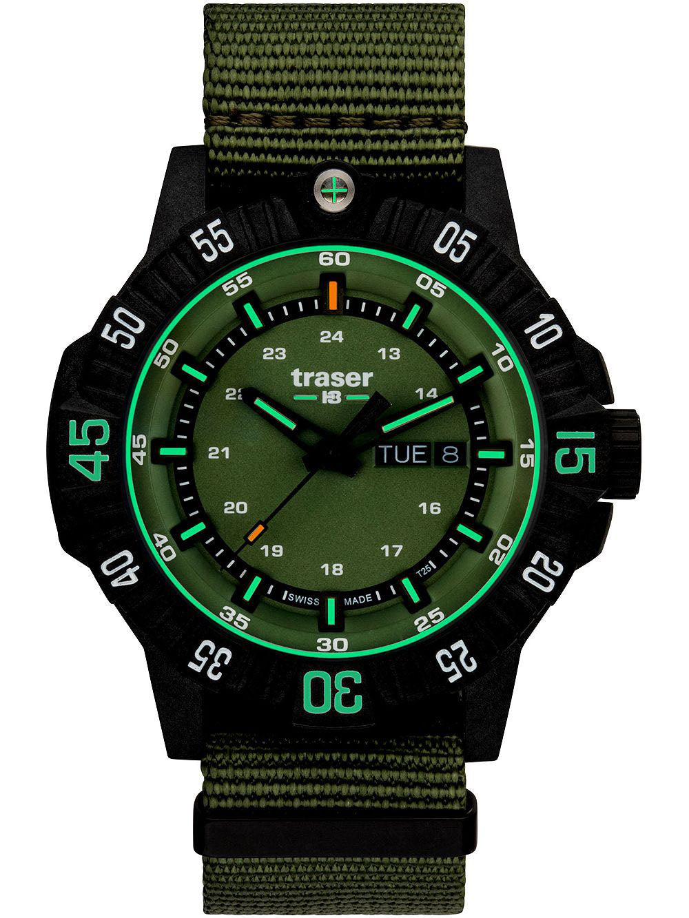 Traser H3 Watch Tactical P99 Q Green Nato - Green