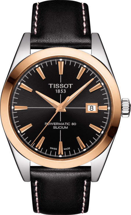 Tissot Watch Gentleman Mens - Black