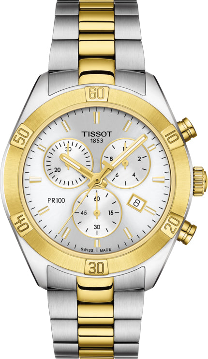 Tissot Watch PR100 Sport Chic Chronograph - Silver