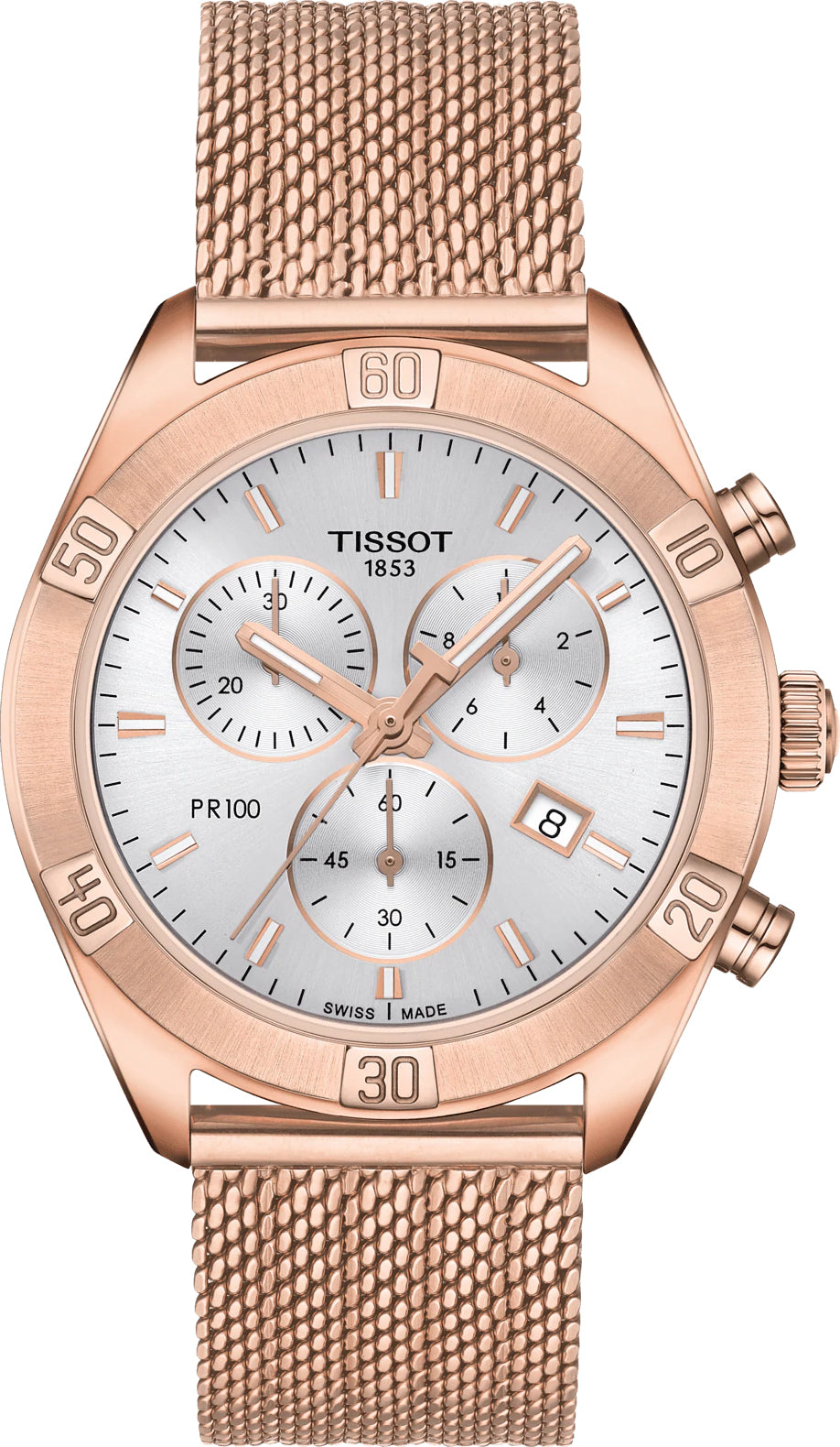 Tissot Watch PR 100 Sport Chic Chronograph - Silver