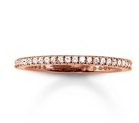 Thomas Sabo Glam and Soul Rose Gold White Zirconia Ring D - 56