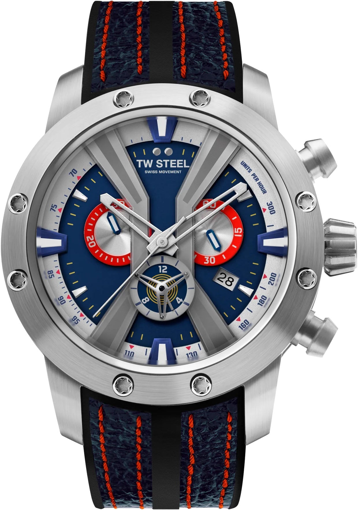 TW Steel Watch Grand Tech Red Bull Ampol Racing Limited Edition - Blue
