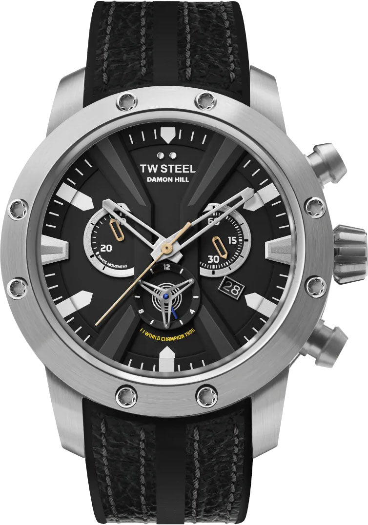 TW Steel Watch Grand Tech Damon Hill Limited Edition - Black