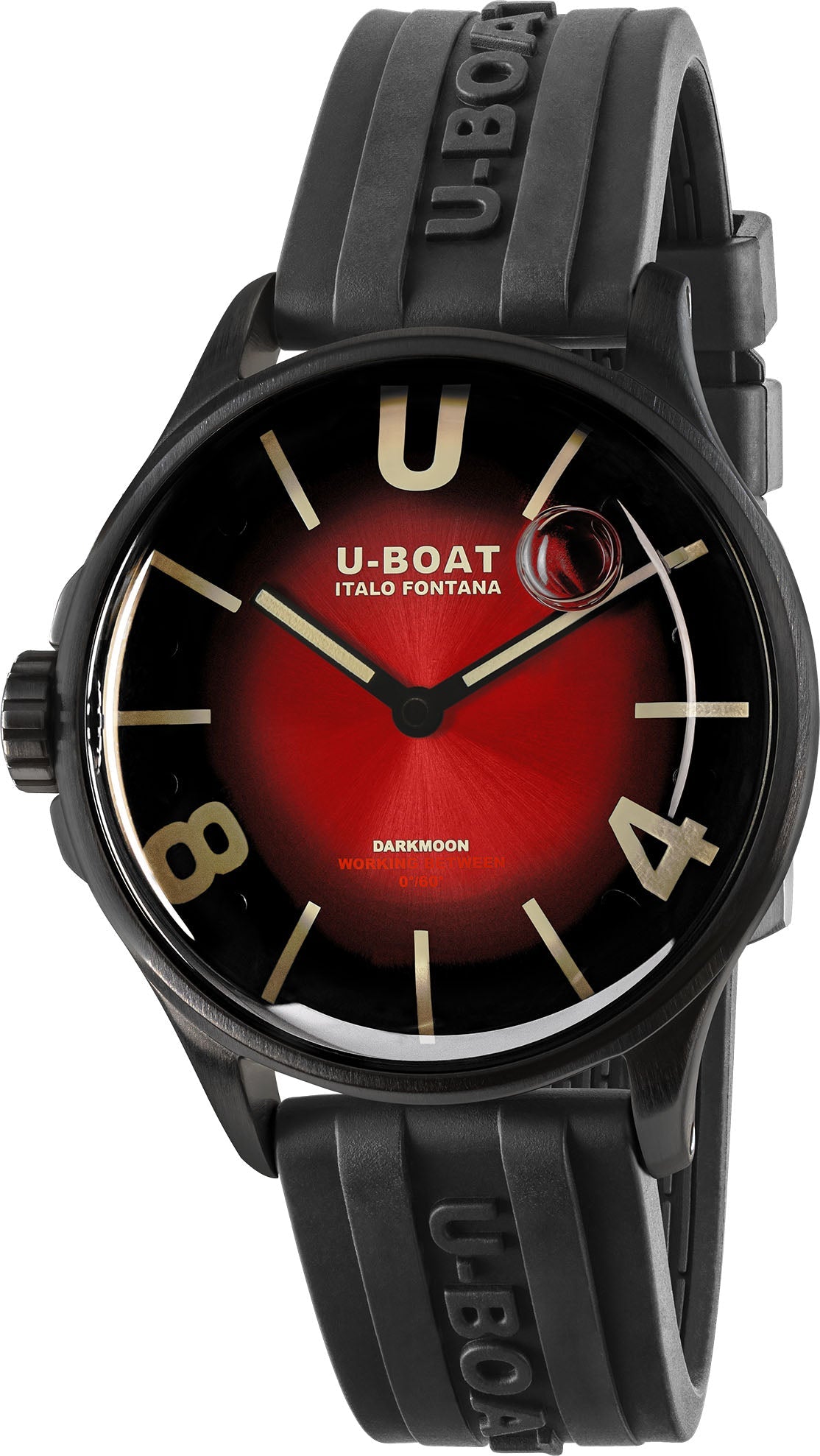 U-Boat Watch Darkmoon 40mm Red PVD Soleil