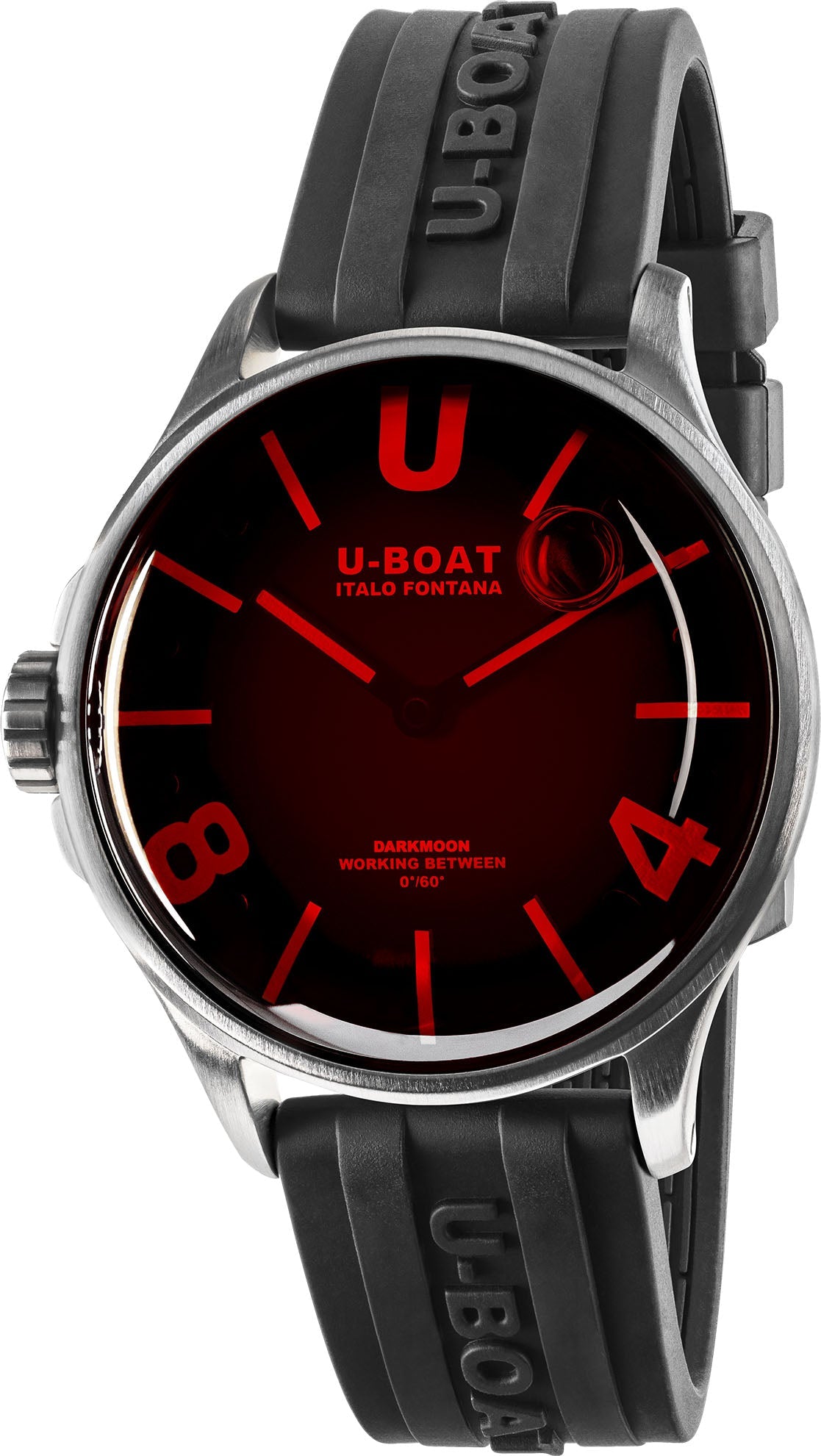 U-Boat Watch Darkmoon 40mm Red SS Glass