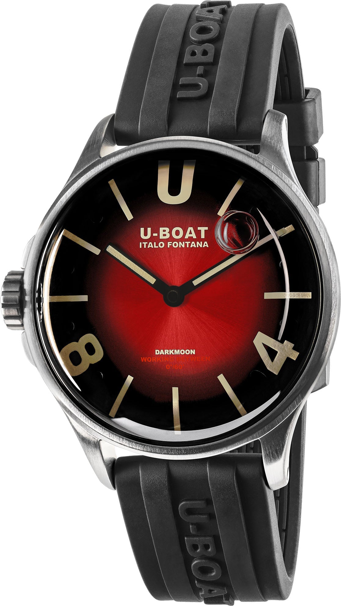 U-Boat Watch Darkmoon 40mm Red SS Soleil