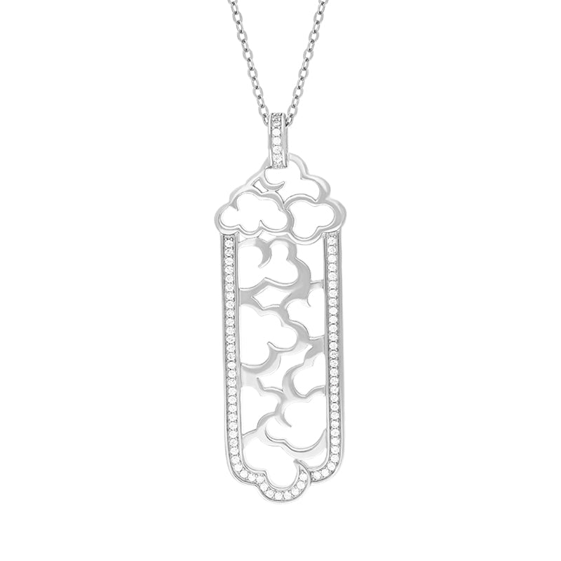 Vixi Jewellery Daydream Sterling Silver Column Necklace D - Silver